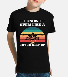 design vintage per gli amanti del nuoto