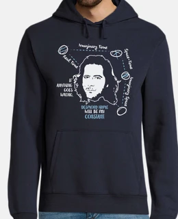 desmond hume felpa (sfondo scuro)