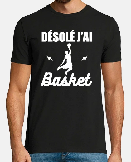 Tee-shirt DÉSOLÉ J AI BASKET