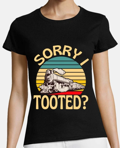 Tee-shirt désolé j39ai pris le train train love r