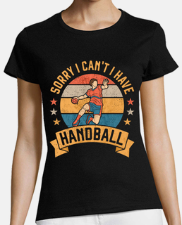 désolé je ne peux pas j39ai le handball