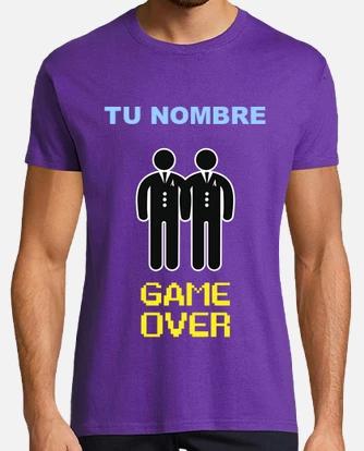 despedida de soltero nombre personalizado game over gays