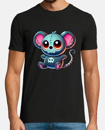 Tee-shirt Dessin 43800souris crane vaudou61