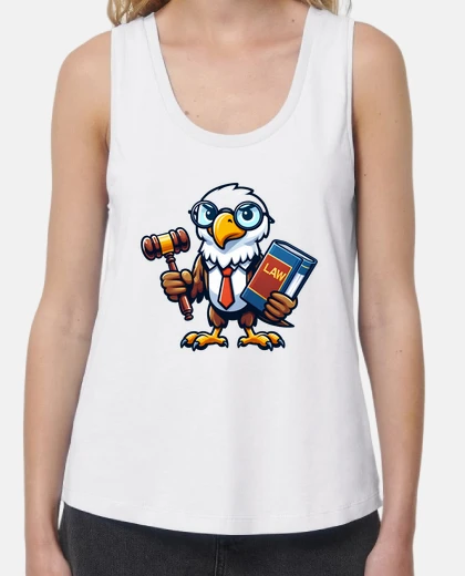 Tee-shirt dessin animé drôle d39aigle juridique