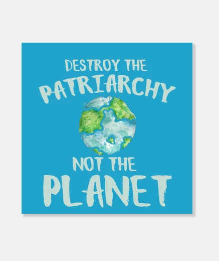 Wall destroy the patriarchy not the planet