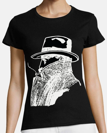 Playera Detective Gabardina / Hombre fumando