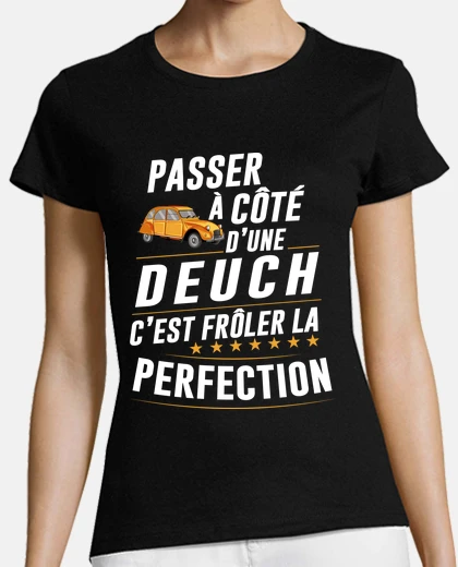 Tee-shirt Deuch Voiture Vintage Rétro 2cv