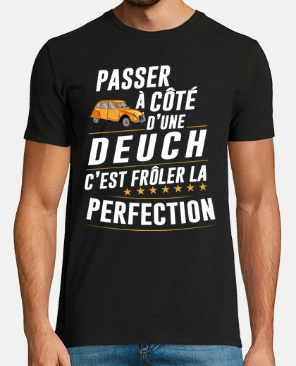 Tee-shirt Deuch Voiture Vintage Rétro 2cv