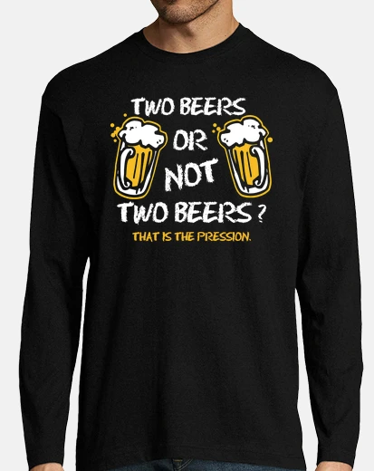 Tee-shirt deux bières ou not deux bières