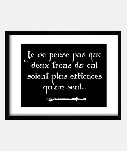 Cadre Deux trous du cul... Kaamelott