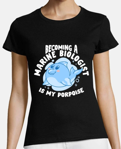 Tee-shirt devenir biologiste marin est ma