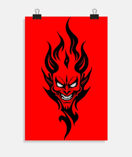 Poster DEVIL FLAMES