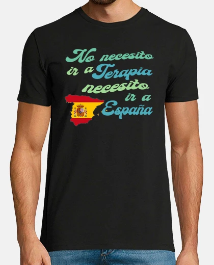 T-shirt Devo andare in spagna