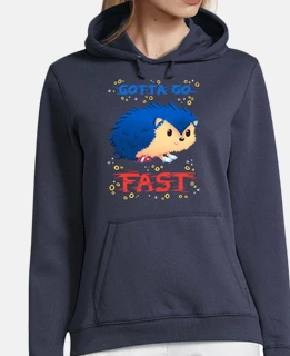 devo andare veloce felpa sonic the hedgehog
