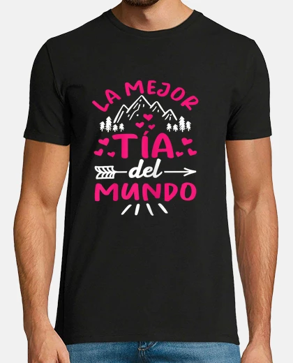 Camiseta Día De La Madre La Mejor Tía Del Mundo