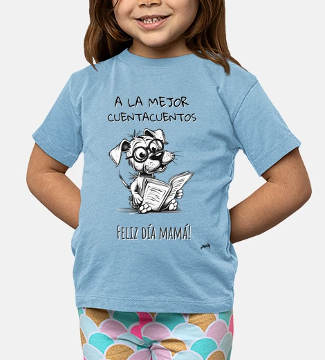Ropa Dia de la madre, perro leyendo