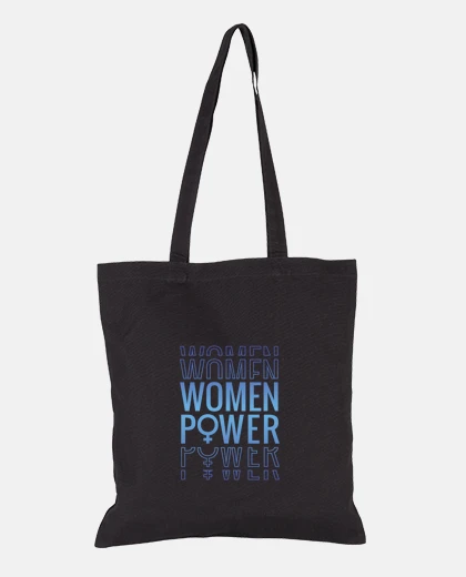 Bolsa día de la mujer, poder para la mujer. bolso feminista,