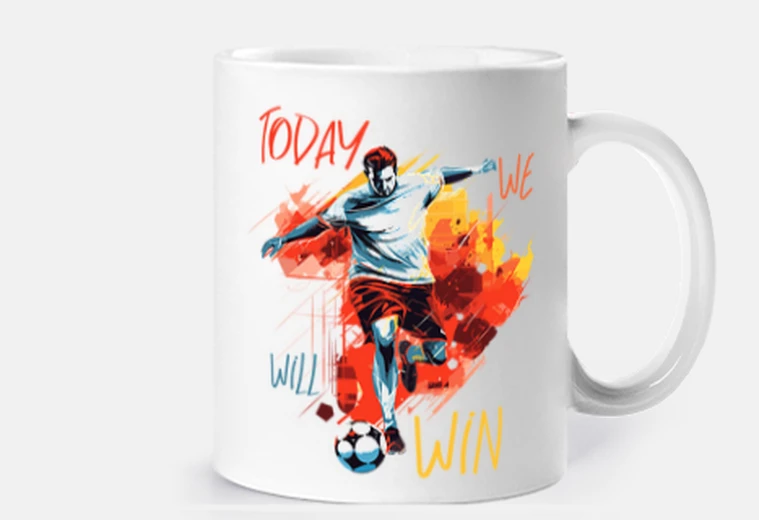 Taza Día de la victoria en el fútbol