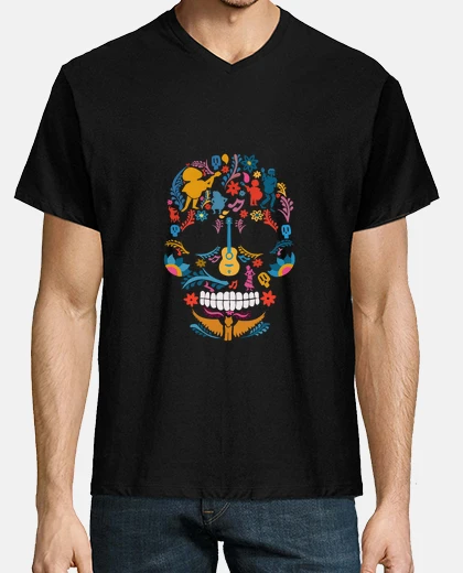 Tee-shirt dia de los muertos