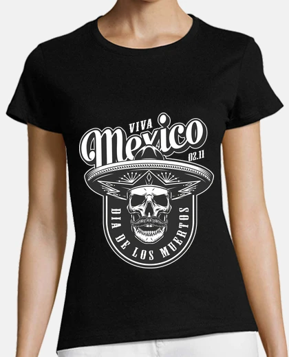 Playera Dia de Los Muertos Viva Mexico