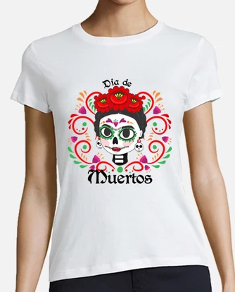 Diseños de playeras para dia de muertos sale