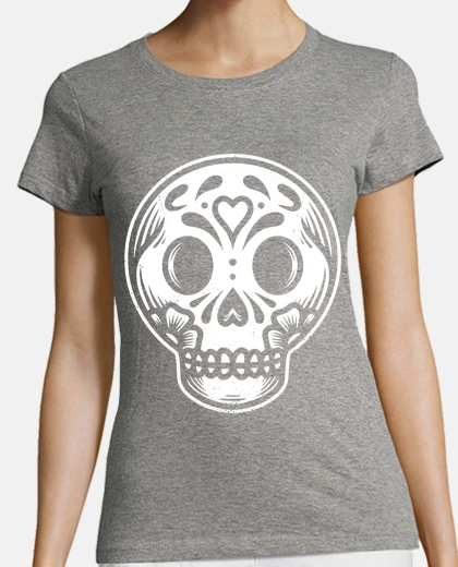 Playera Dia de Muertos Skull Face Design
