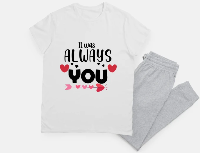 Pijama día de san valentín siempre fuiste tú