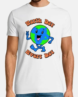 día de la tierra todos los días camisa para hombre