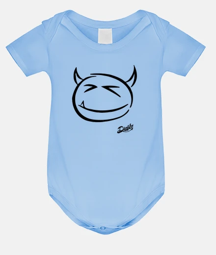 DIABLITO LOGO, BEBE AZUL