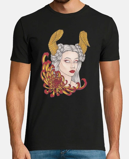 T-shirt diabllesa, crisantemo