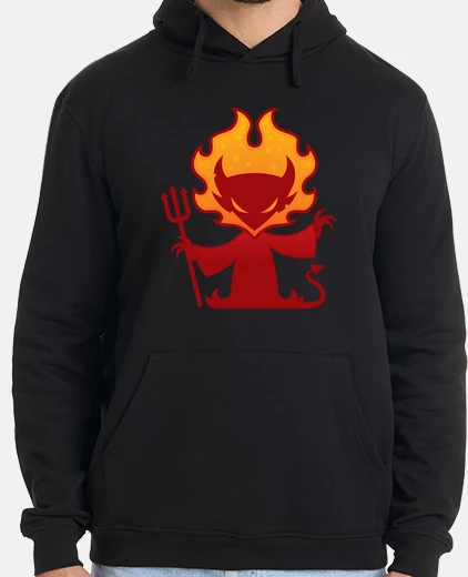 Sudadera diablo con horquilla