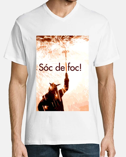 Camiseta Diablo de fuego encendido