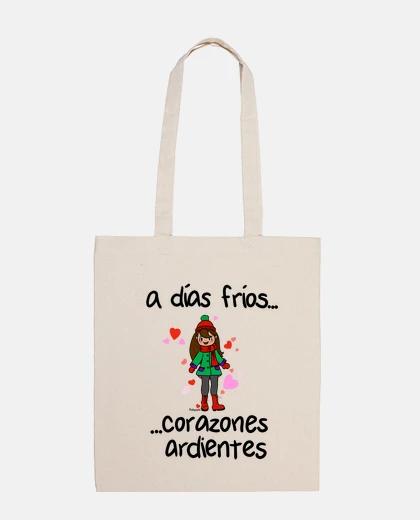 Bolsa Días fríos - Bandolera 100 algodón