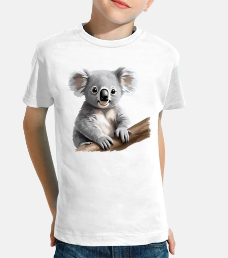 Ropa dibujo realista de bebé koala muy lindo
