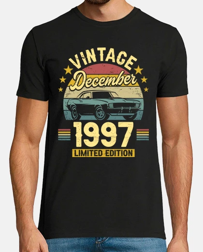 T-shirt Dicembre 1997 25 Anni Compleanno