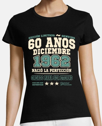 Playera diciembre de 1962 - 60 años