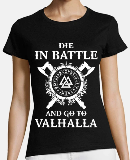 Playera Die in Battle... (Vikings)