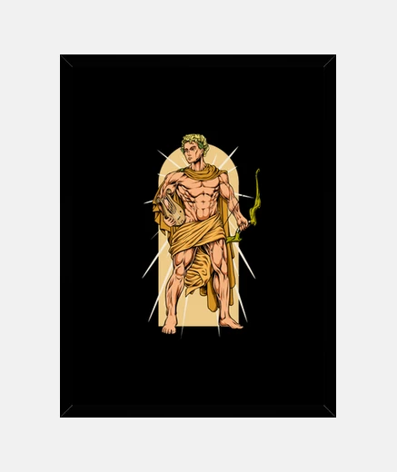 Cadre Dieu de la mythologie grecque Apollon