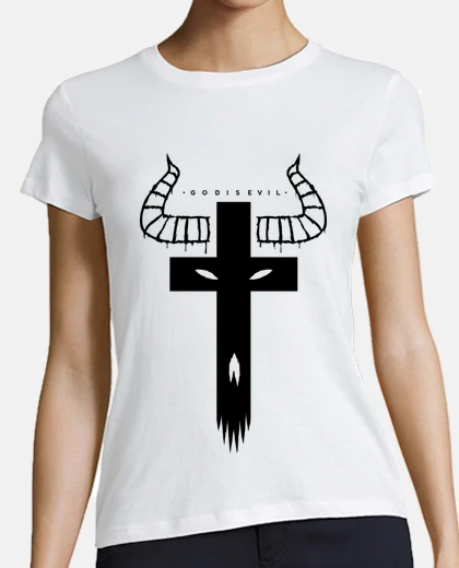 Tee-shirt dieu est le mal - noir