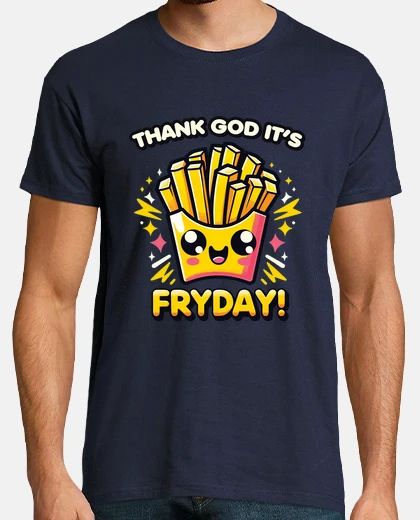 Tee-shirt Dieu merci c39est vendredi