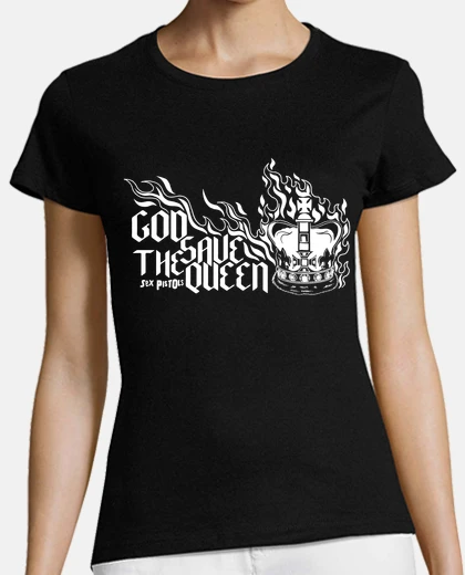Tee-shirt Dieu sauve la reine - pistolets sexuels