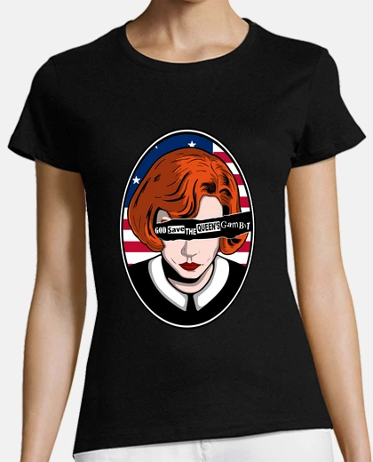 Tee-shirt Dieu sauve les reines gambit version us