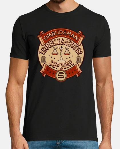 T-shirt difensore civico supremo per la risoluzione dei problemi