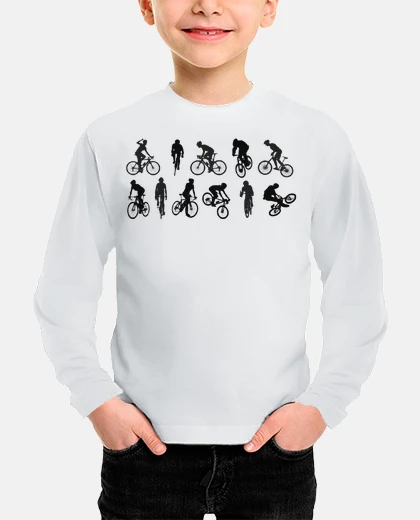 Kids different cycling sports crazy cycling to personalize if needed
