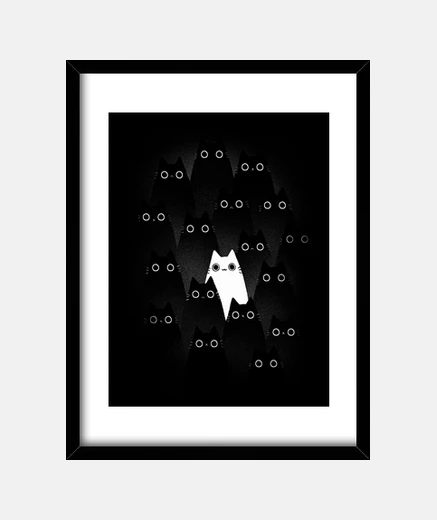 Framed different purrrrfection - cute cats