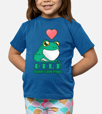 Damn I Love Frogs' Funny DILF Tshirt