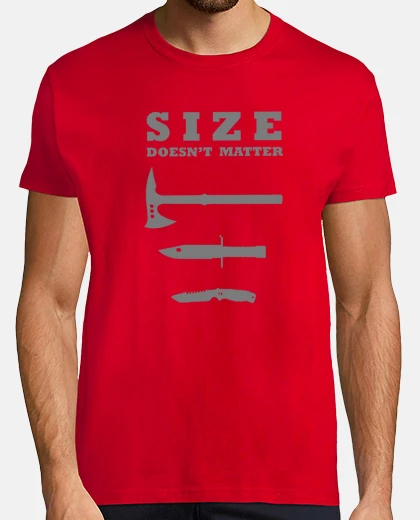 T-shirt dimensioni coltello materia doesnt