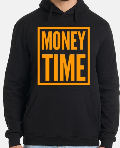 Sudadera dinero tiempo baloncesto eslogan camise