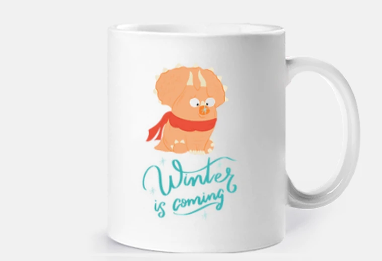 Cup dino winter