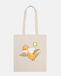 dino orange bag